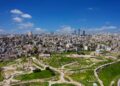 Aerial view of Amman city buildings during daytime.